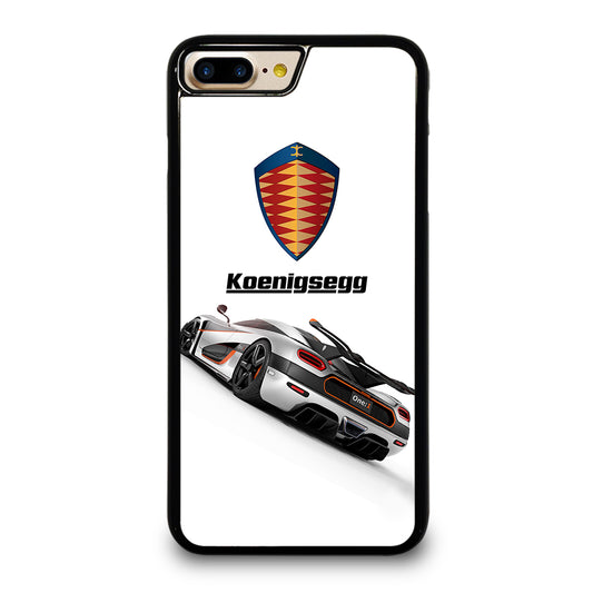 KOENIGSEGG WHITE CAR iPhone 7 / 8 Plus Case Cover