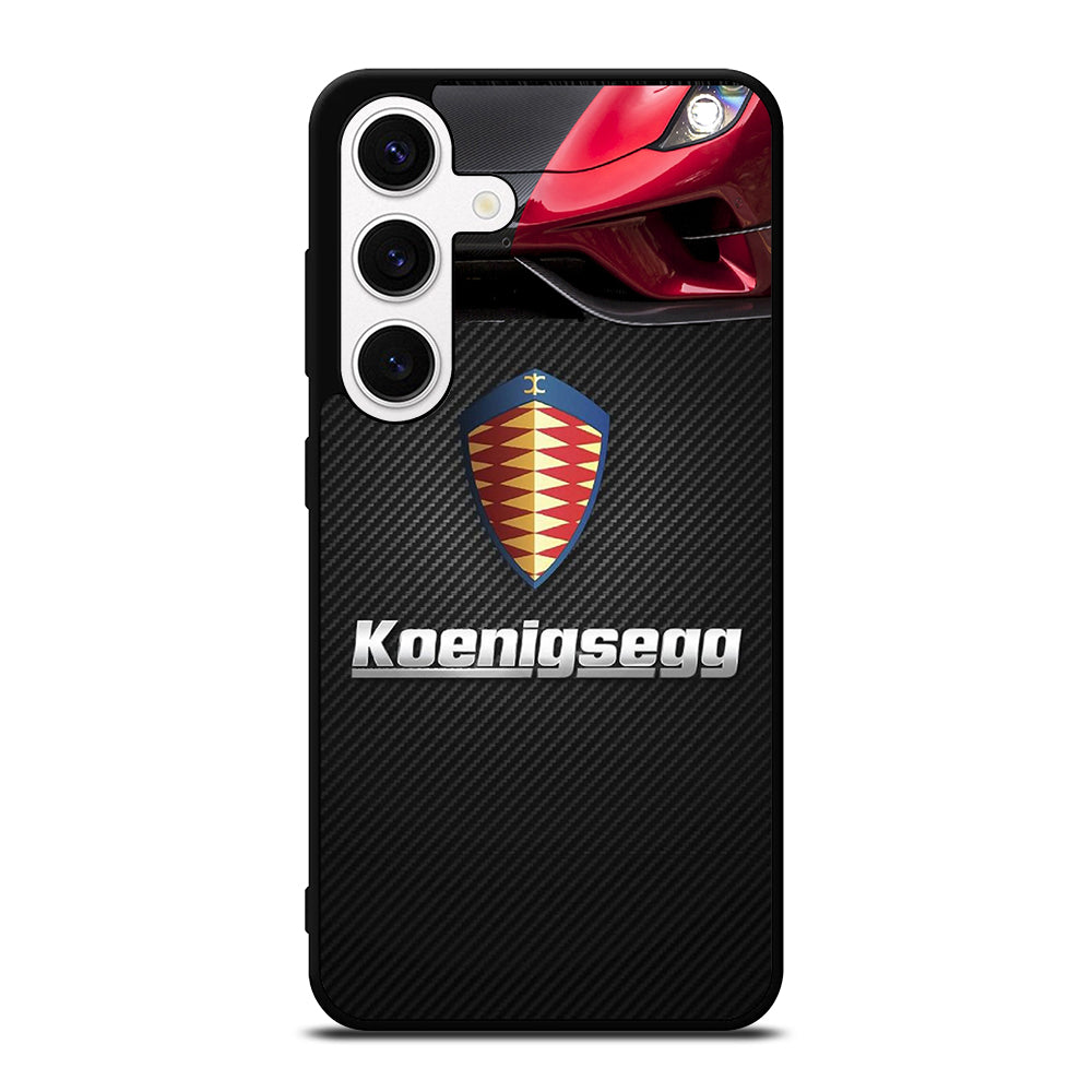 KOENIGSEGG CARBON LOGO Samsung Galaxy S24 Case Cover
