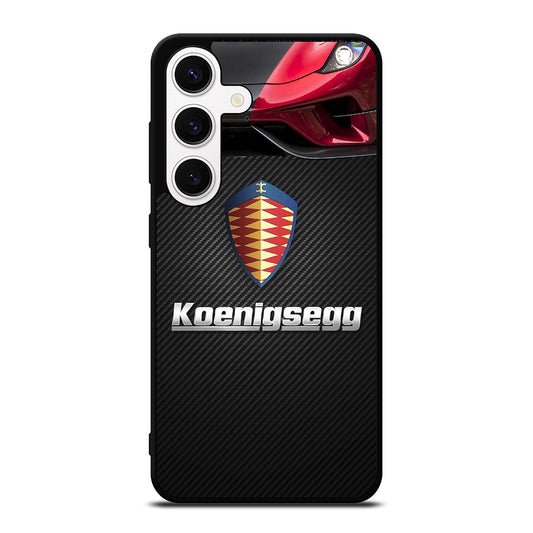 KOENIGSEGG CARBON LOGO Samsung Galaxy S24 Case Cover