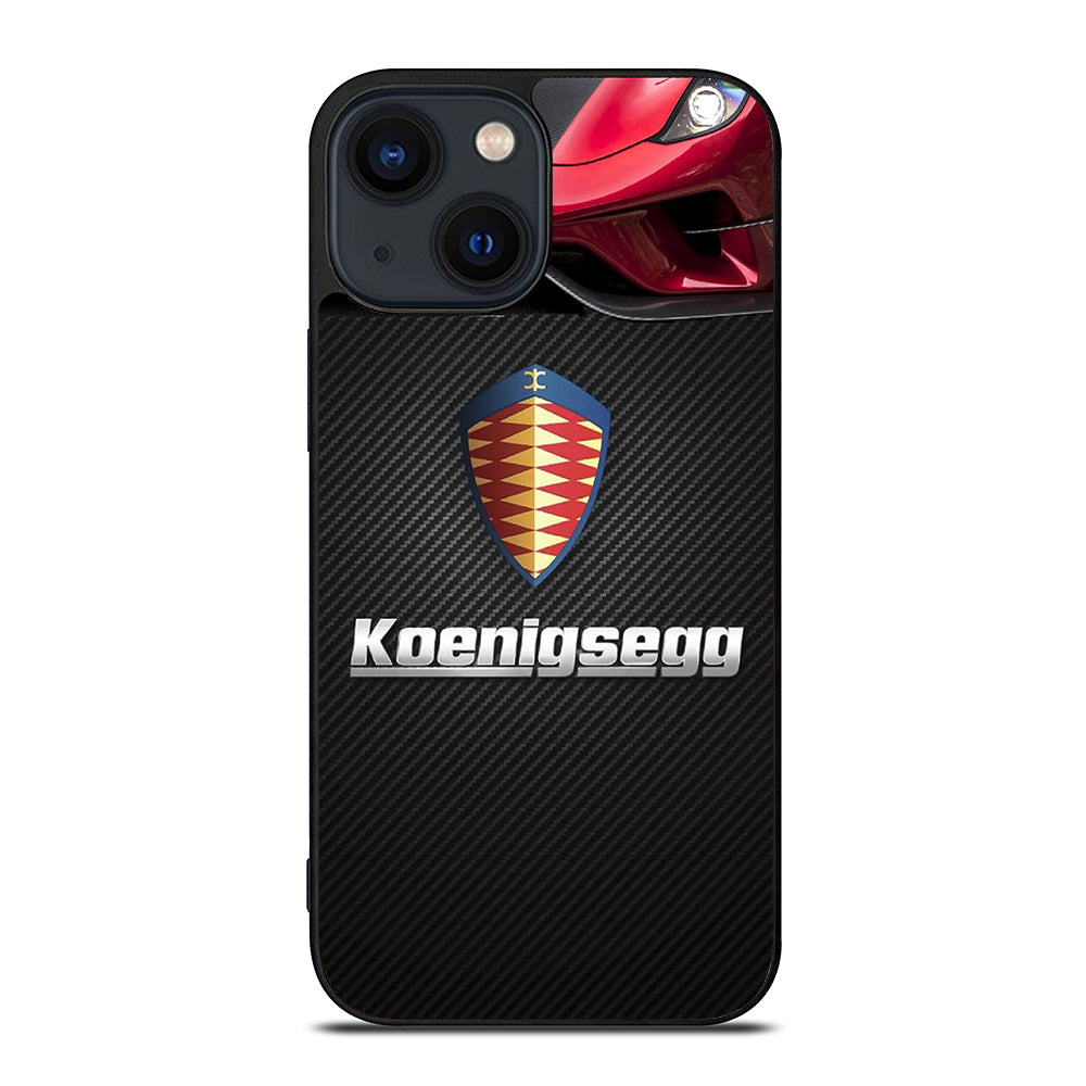 KOENIGSEGG CARBON LOGO iPhone 14 Plus Case Cover