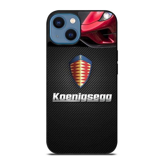 KOENIGSEGG CARBON LOGO iPhone 14 Case Cover