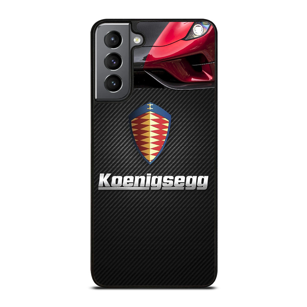 KOENIGSEGG CARBON LOGO Samsung Galaxy S21 Plus Case Cover