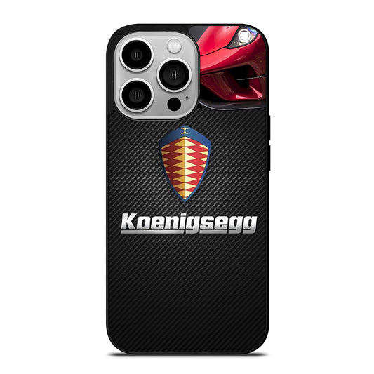 KOENIGSEGG CARBON LOGO iPhone 14 Pro Case Cover