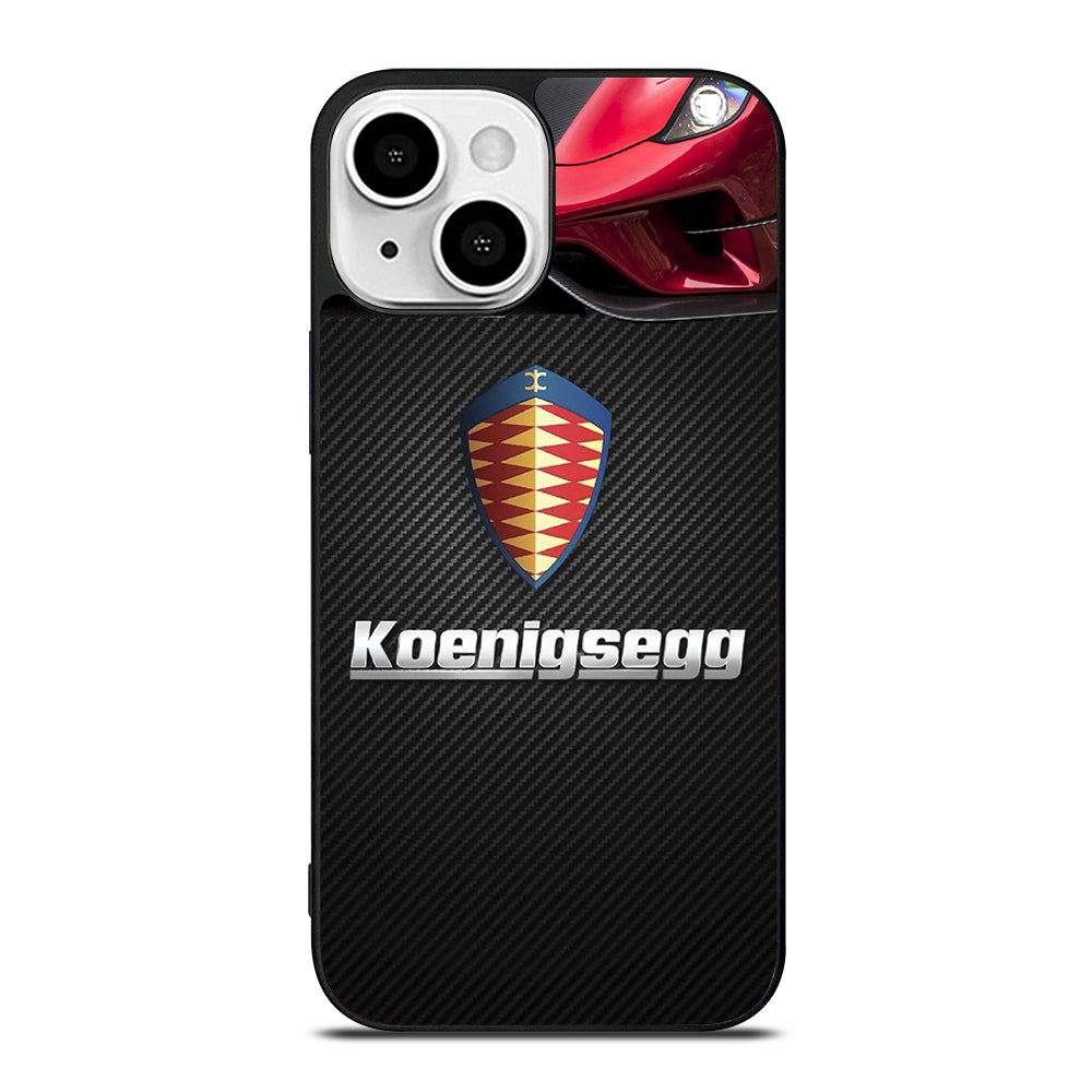 KOENIGSEGG CARBON LOGO iPhone 13 Mini Case Cover