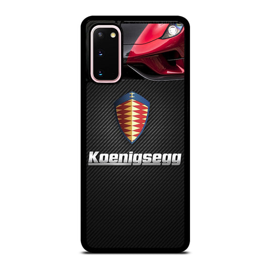 KOENIGSEGG CARBON LOGO Samsung Galaxy S20 Case Cover