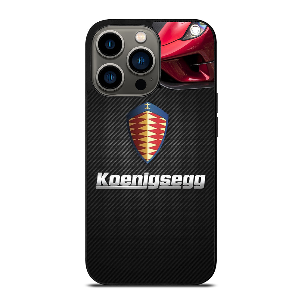 KOENIGSEGG CARBON LOGO iPhone 13 Pro Case Cover