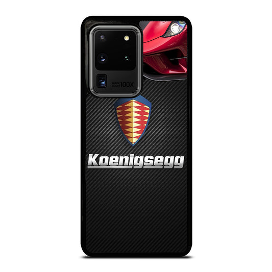 KOENIGSEGG CARBON LOGO Samsung Galaxy S20 Ultra Case Cover