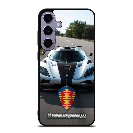 KOENIGSEGG CAR WHITE Samsung Galaxy S24 Plus Case Cover