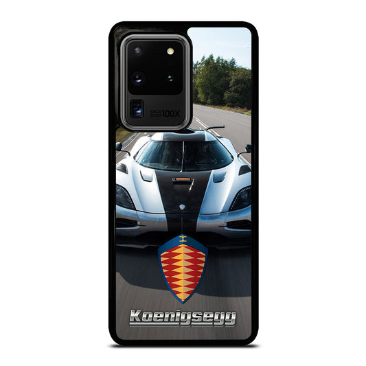 KOENIGSEGG CAR WHITE Samsung Galaxy S20 Ultra Case Cover