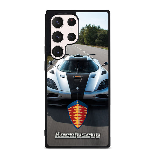 KOENIGSEGG CAR WHITE Samsung Galaxy S23 Ultra Case Cover
