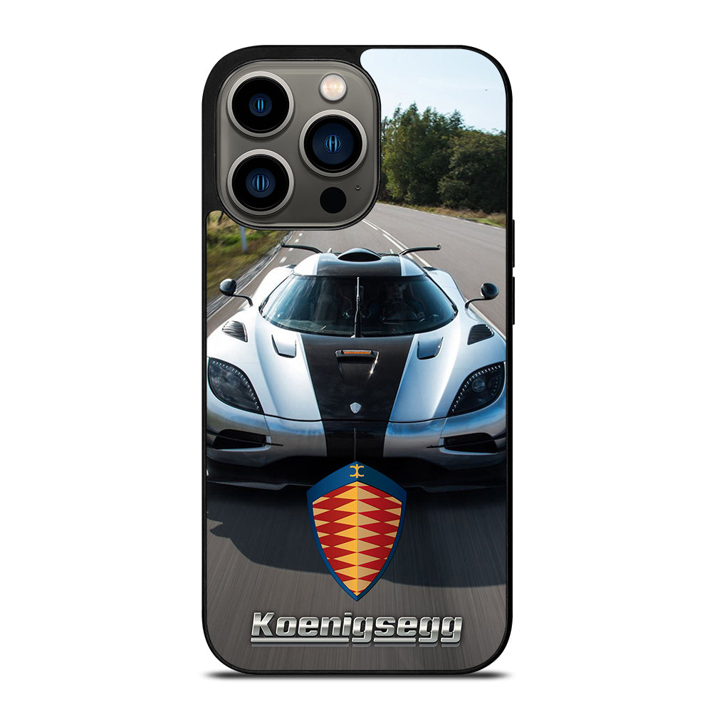 KOENIGSEGG CAR WHITE iPhone 13 Pro Case Cover