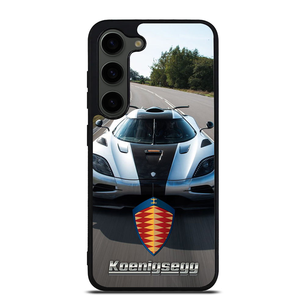 KOENIGSEGG CAR WHITE Samsung Galaxy S23 Plus Case Cover