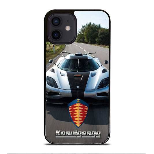 KOENIGSEGG CAR WHITE iPhone 12 Mini Case Cover