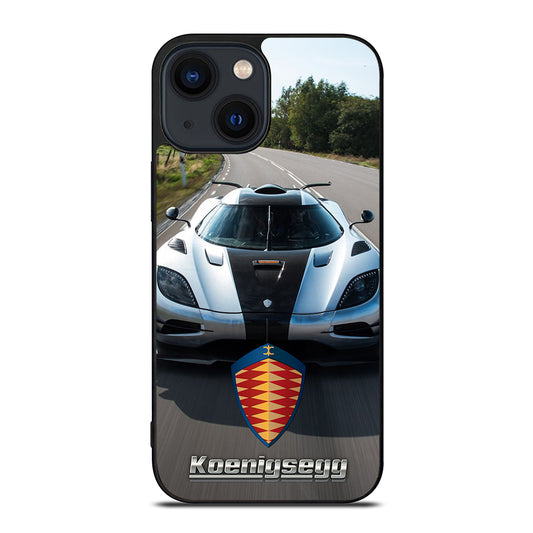 KOENIGSEGG CAR WHITE iPhone 14 Plus Case Cover