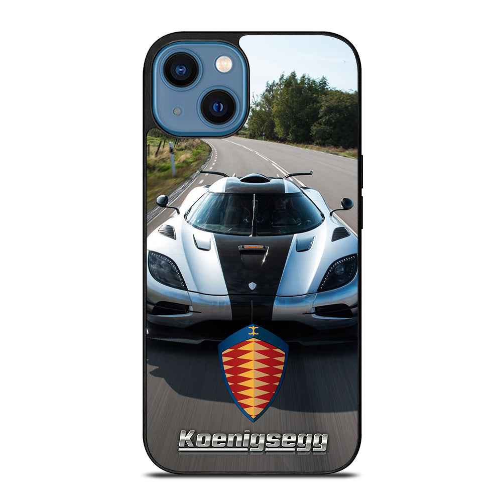 KOENIGSEGG CAR WHITE iPhone 14 Case Cover