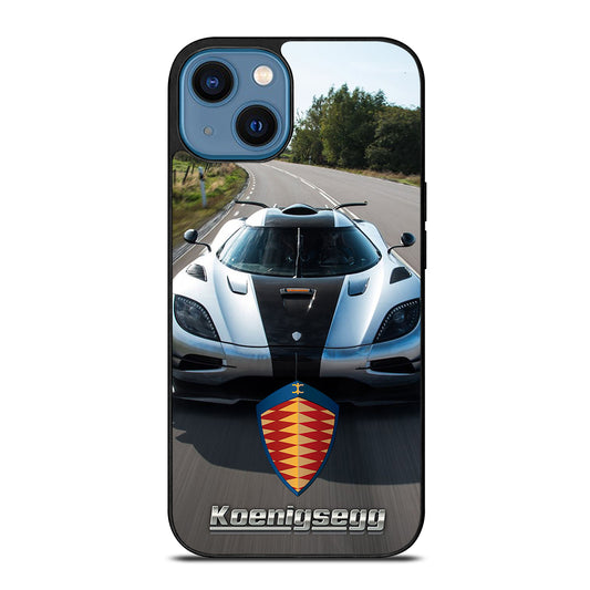 KOENIGSEGG CAR WHITE iPhone 14 Case Cover