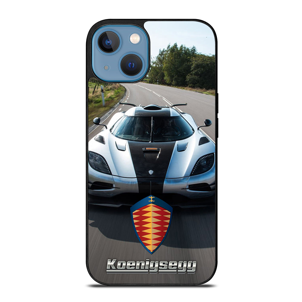 KOENIGSEGG CAR WHITE iPhone 13 Case Cover