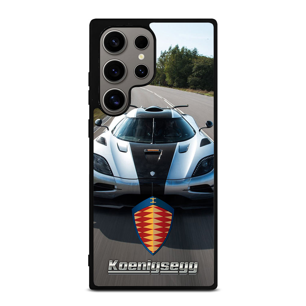 KOENIGSEGG CAR WHITE Samsung Galaxy S24 Ultra Case Cover
