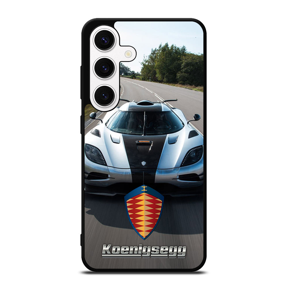 KOENIGSEGG CAR WHITE Samsung Galaxy S24 Case Cover