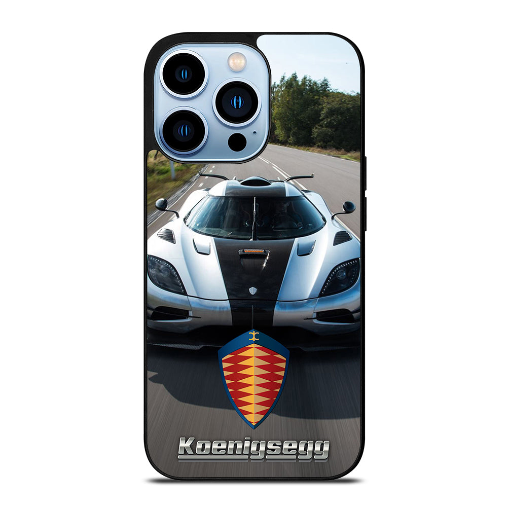 KOENIGSEGG CAR WHITE iPhone 13 Pro Max Case Cover
