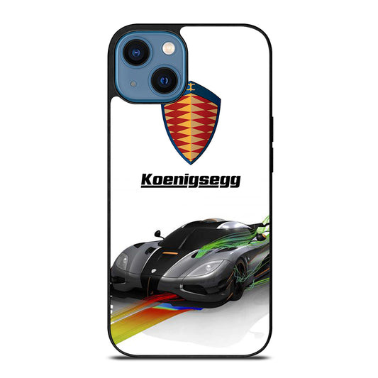 KOENIGSEGG GREY CAR iPhone 14 Case Cover