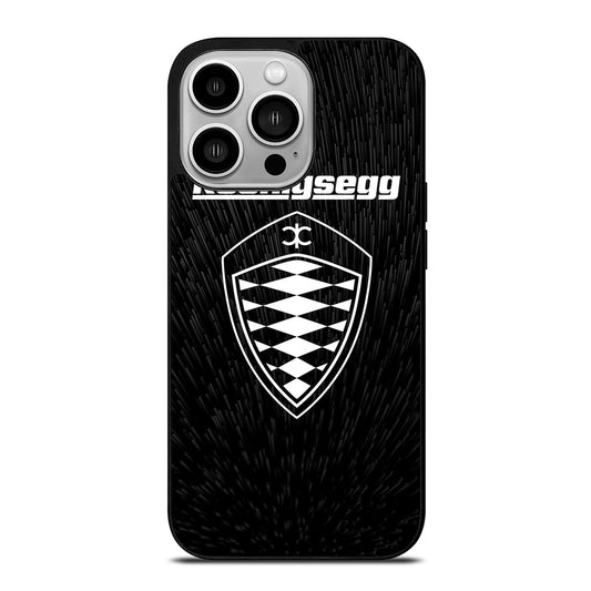 KOENIGSEGG LOGO BLACK iPhone 14 Pro Case Cover