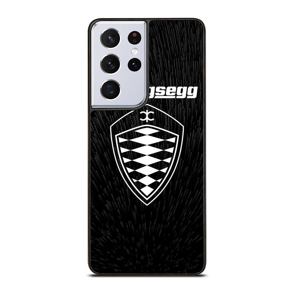 KOENIGSEGG LOGO BLACK Samsung Galaxy S21 Ultra Case Cover