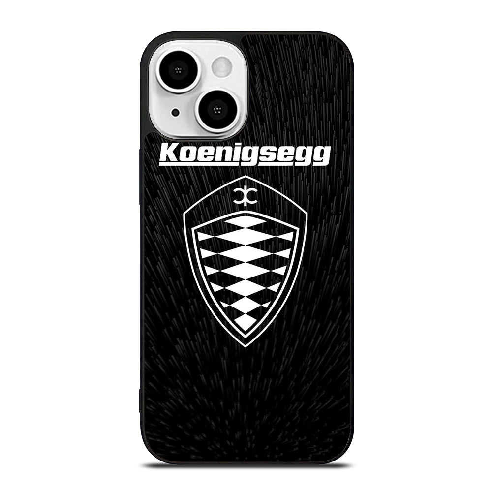 KOENIGSEGG LOGO BLACK iPhone 13 Mini Case Cover