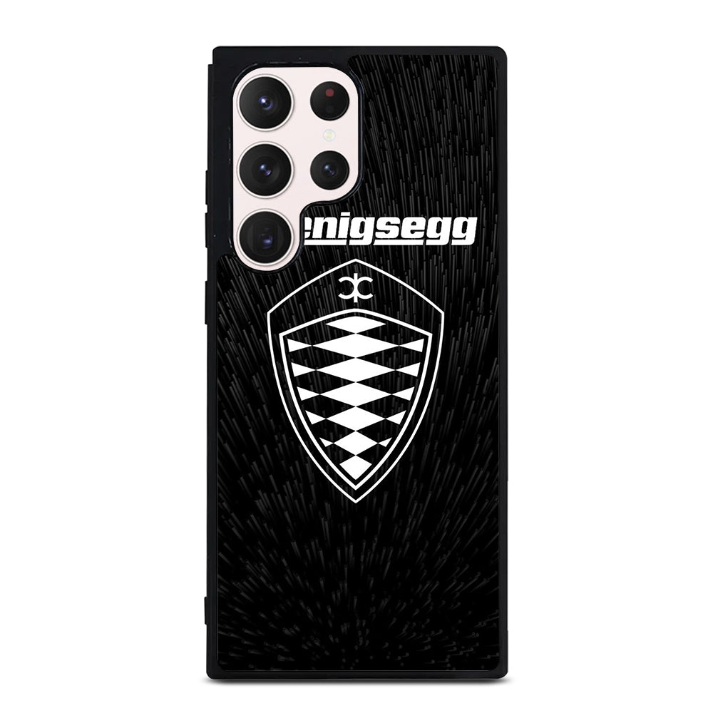 KOENIGSEGG LOGO BLACK Samsung Galaxy S23 Ultra Case Cover