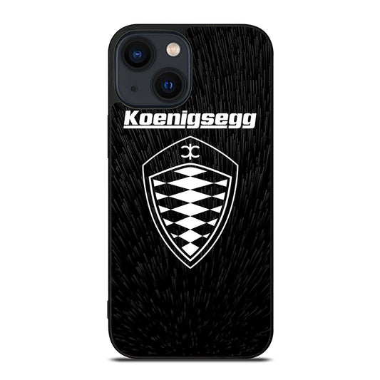 KOENIGSEGG LOGO BLACK iPhone 14 Plus Case Cover