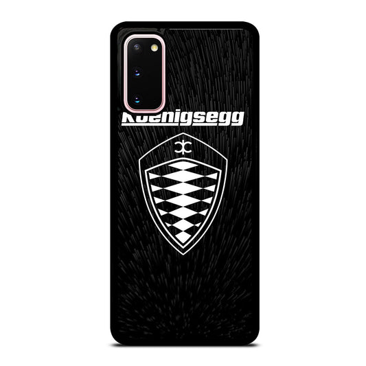 KOENIGSEGG LOGO BLACK Samsung Galaxy S20 Case Cover