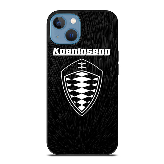 KOENIGSEGG LOGO BLACK iPhone 13 Case Cover