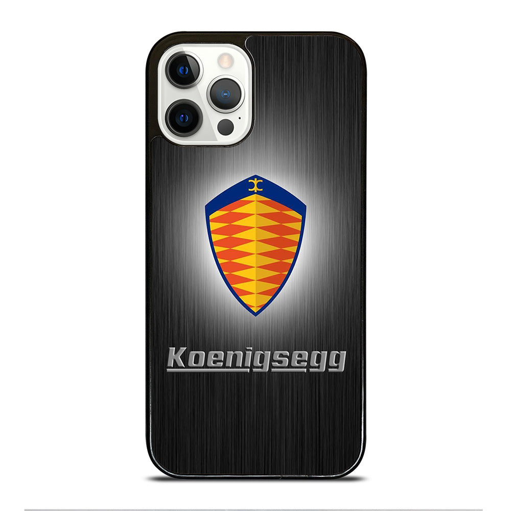 KOENIGSEGG METAL LOGO iPhone 12 Pro Case Cover