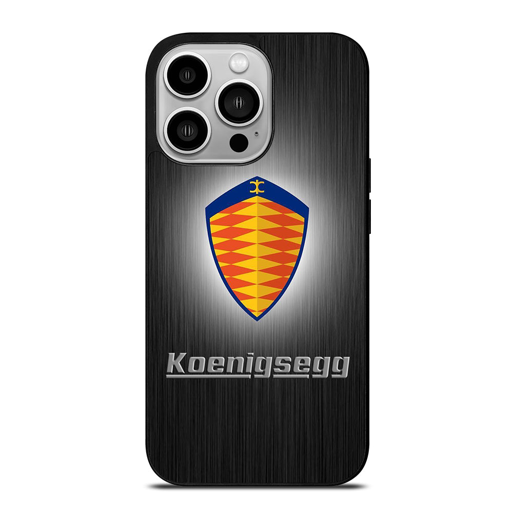 KOENIGSEGG METAL LOGO iPhone 14 Pro Case Cover