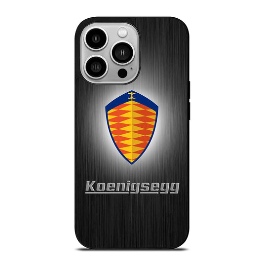 KOENIGSEGG METAL LOGO iPhone 14 Pro Case Cover