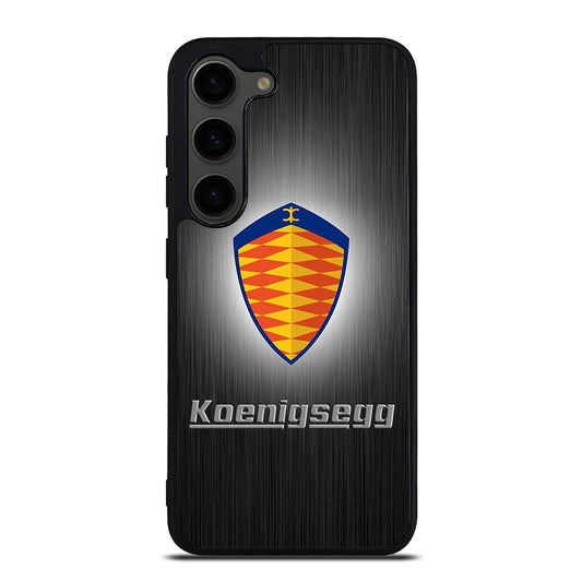 KOENIGSEGG METAL LOGO Samsung Galaxy S23 Plus Case Cover
