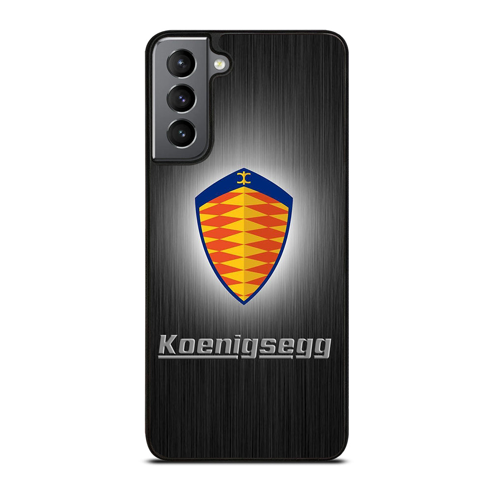 KOENIGSEGG METAL LOGO Samsung Galaxy S21 Plus Case Cover