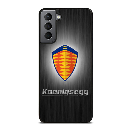 KOENIGSEGG METAL LOGO Samsung Galaxy S21 Plus Case Cover