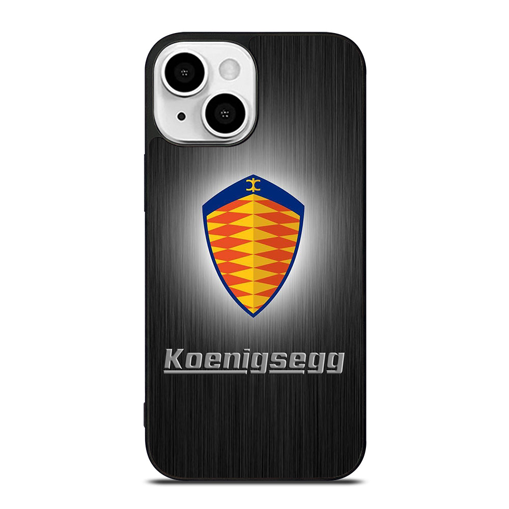 KOENIGSEGG METAL LOGO iPhone 13 Mini Case Cover