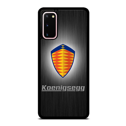 KOENIGSEGG METAL LOGO Samsung Galaxy S20 Case Cover