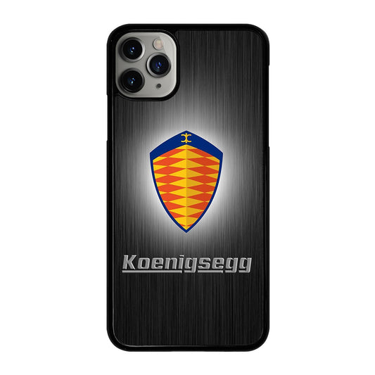 KOENIGSEGG METAL LOGO iPhone 11 Pro Max Case Cover