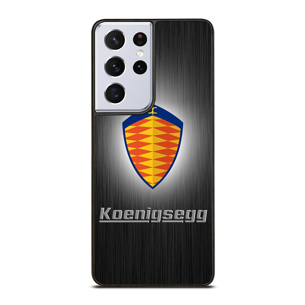 KOENIGSEGG METAL LOGO Samsung Galaxy S21 Ultra Case Cover
