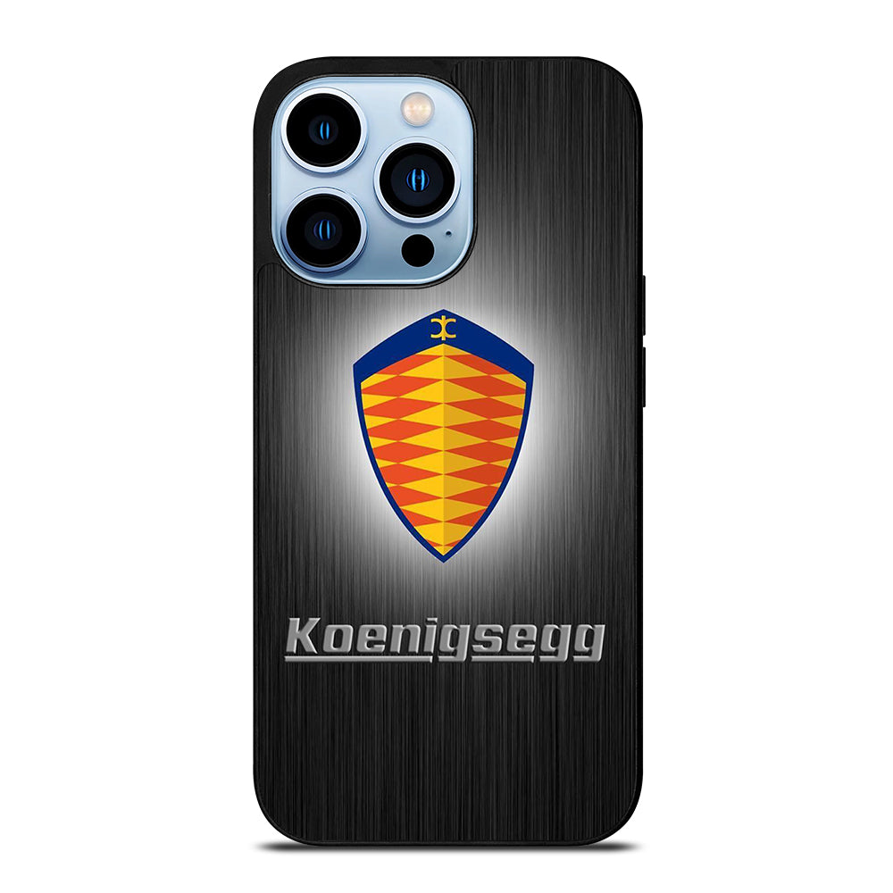 KOENIGSEGG METAL LOGO iPhone 13 Pro Max Case Cover