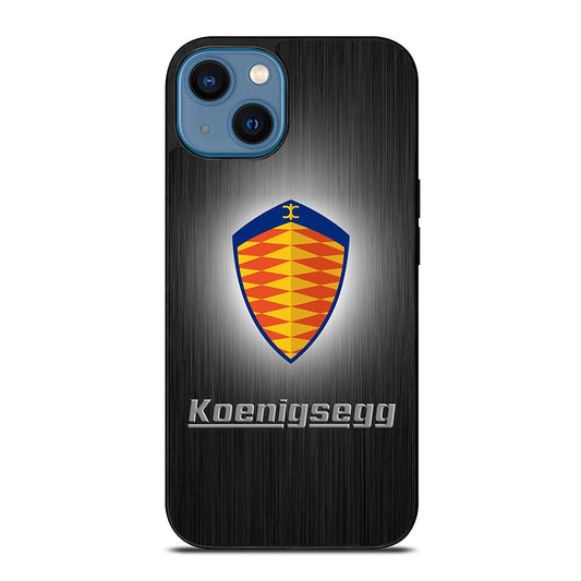 KOENIGSEGG METAL LOGO iPhone 14 Case Cover