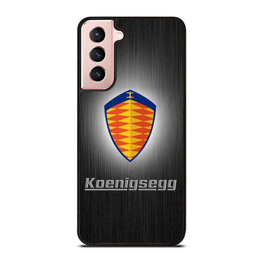 KOENIGSEGG METAL LOGO Samsung Galaxy S21 Case Cover