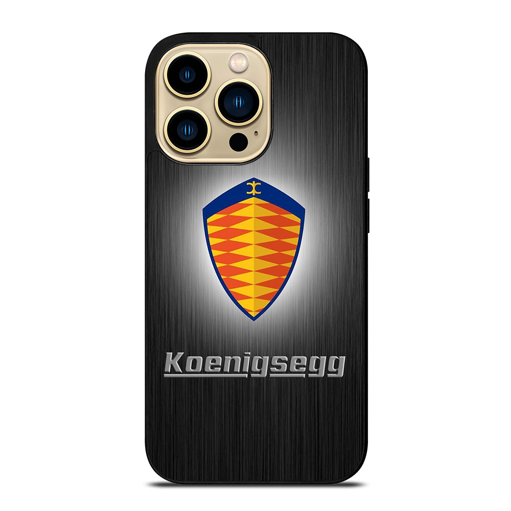 KOENIGSEGG METAL LOGO iPhone 14 Pro Max Case Cover