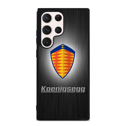 KOENIGSEGG METAL LOGO Samsung Galaxy S23 Ultra Case Cover