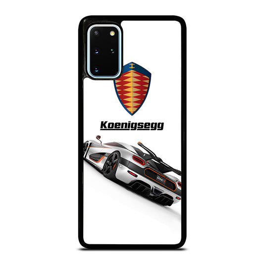 KOENIGSEGG WHITE CAR Samsung Galaxy S20 Plus Case Cover