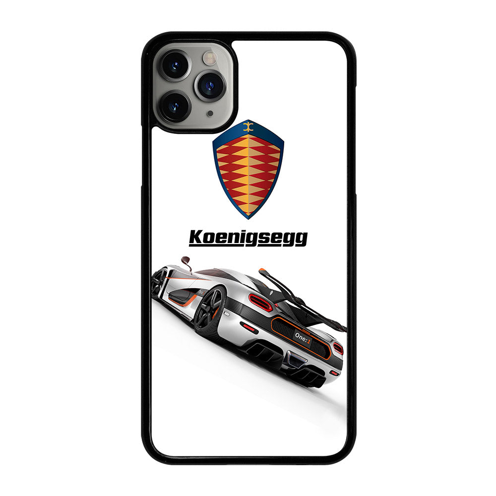 KOENIGSEGG WHITE CAR iPhone 11 Pro Max Case Cover