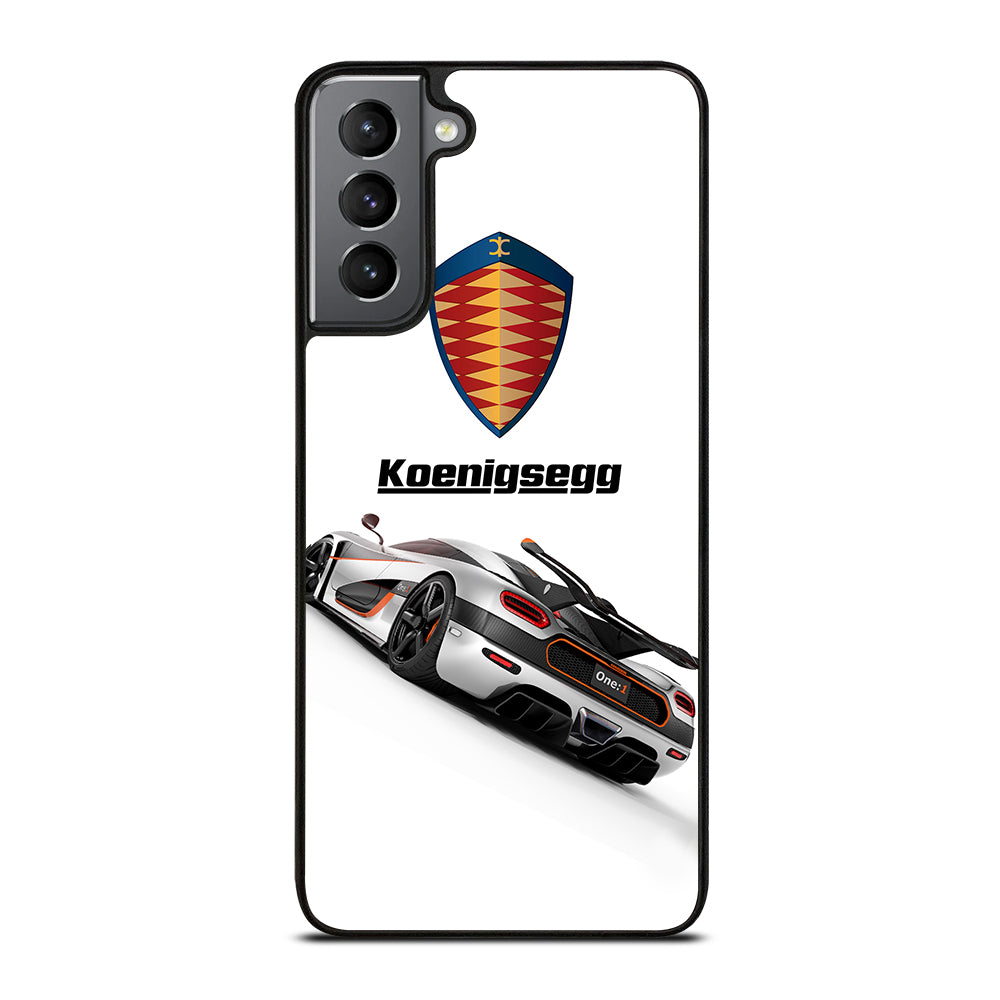 KOENIGSEGG WHITE CAR Samsung Galaxy S21 Plus Case Cover